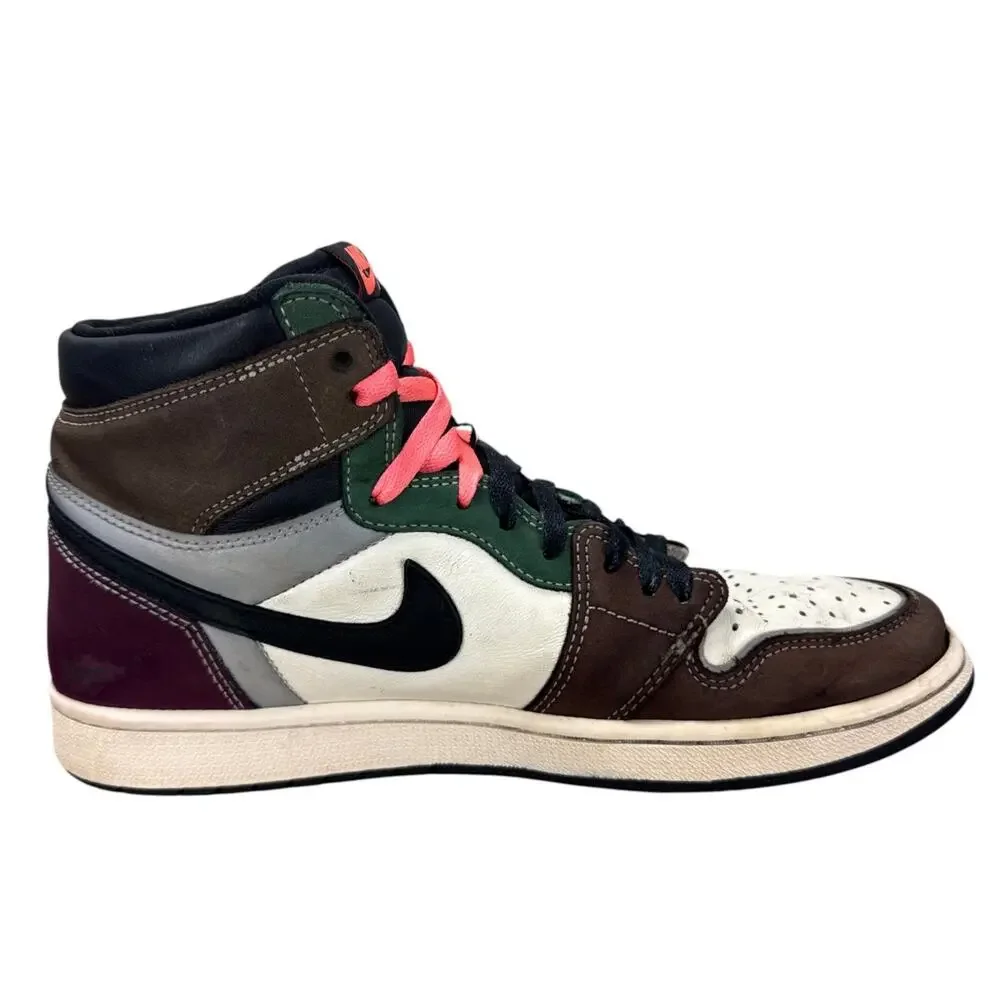 Nike Air Jordan 1 High OG Hand Crafted Size 10 Brown Green Multi DH3097-001